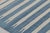 Rug & Kilim’s Indian Dhurrie Rug in Deep Blue and White Stripes For Sale In New York - Image 6 of 9