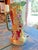 Art Nouveau Vintage Nippon Hand Painted Raised Moriage Pitcher Vase Art Nouveau Style For Sale - Image 3 of 9