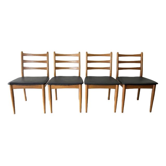 Mid-Century Dining Chairs from Schreiber Furniture, Set of 4 For Sale