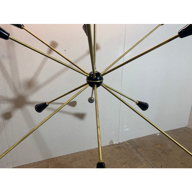 Vintage Space Age Ceiling Lamp by Stilnovo, 1950s For Sale - Image 4 of 15