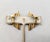 Vintage 1960s Signed Napier Modernist Goldtone Clip Earrings-2 Pieces For Sale In Philadelphia - Image 6 of 7