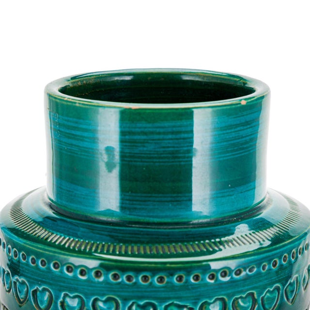 Mid-Century Modern Ceramic Vase by Aldo Londi for Bitossi, 1960s For Sale - Image 6 of 8