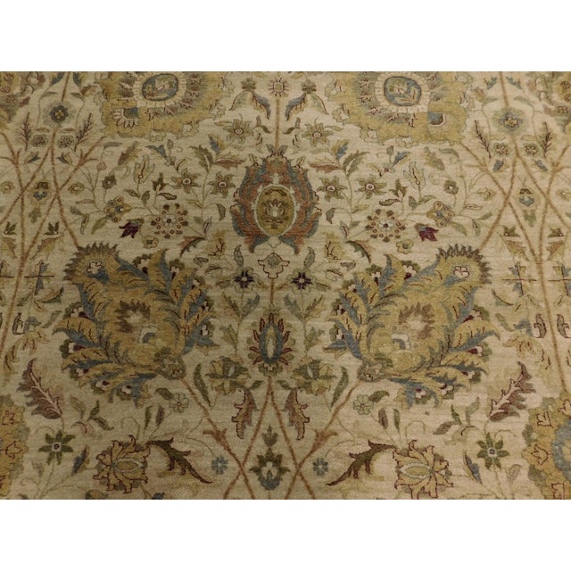 Vintage Handmade Indian Rug. 9'10"x 14' For Sale - Image 16 of 18