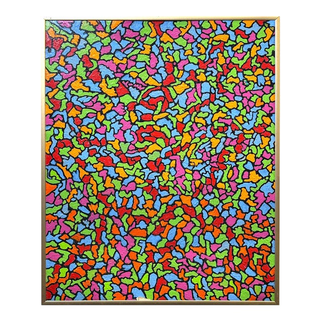 Original 1988 Painting by J. Zizabin 16 X 20 For Sale