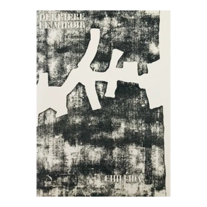 Chillida Lithograph DM01174f Derriere Le Miroir 1968