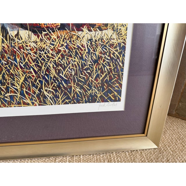 Contemporary Jack Gunther Baskets Framed, Signed, Numbered Print For Sale - Image 3 of 3