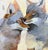 Abstract Expressionism “Coyote Love” Art by LWren Walraven For Sale - Image 3 of 11