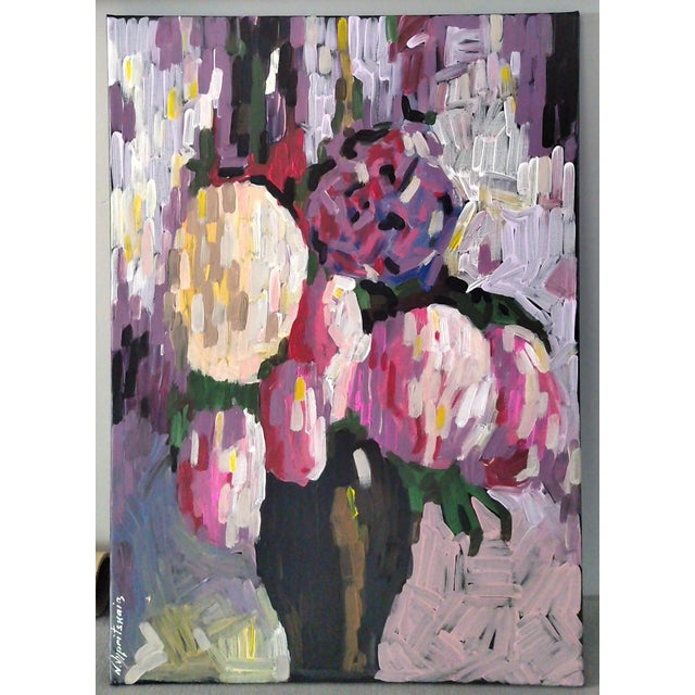 Natalia Vypritskaia, The Energy of Blooming, 2026, Acrylic on Canvas For Sale - Image 4 of 4