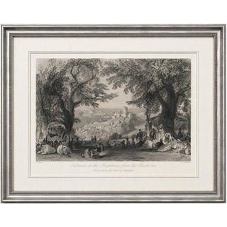 After Thomas Allom, Entrance to the Bosphorus from the Black Sea, 1838, Print on Paper, Framed For Sale