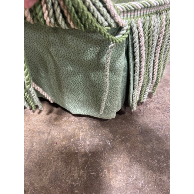 Shell Vintage Upholstered Slipper Shell Chair For Sale - Image 7 of 9