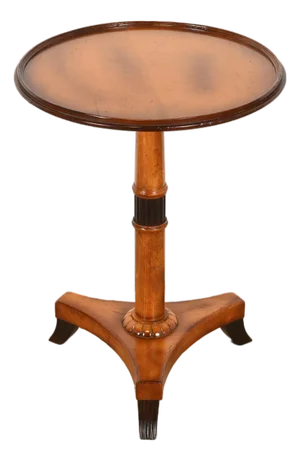 Baker Furniture Regency Pedestal Side Table