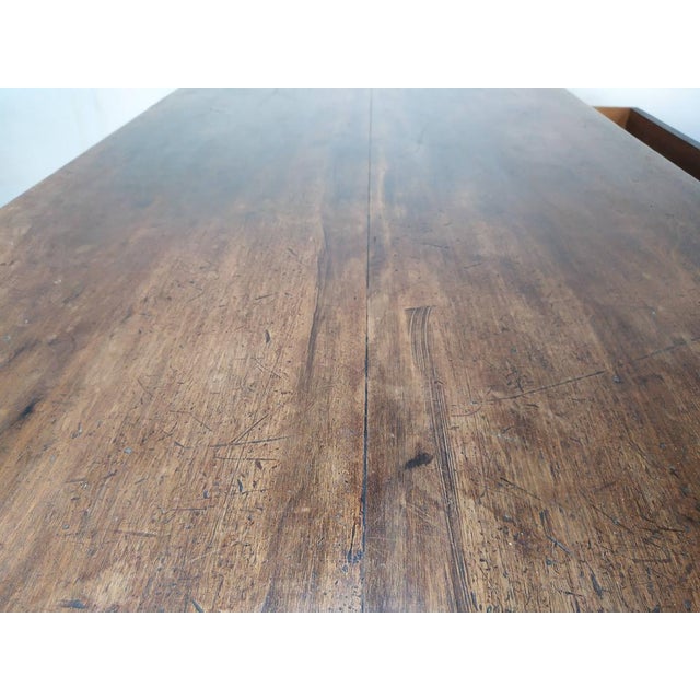 Walnut Craft Dining Table For Sale - Image 13 of 18