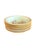A lovely collection of seven vintage English Adams Calyx Ware berry bowls in the Metz pattern. Soft aqua-blue grounds are...