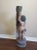 18th Century Spanish Colonial Carved Putti Newel Post Torchere Statue For Sale - Image 4 of 11