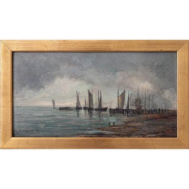 Various Artists, Marine Scenes, 19th Century, Paintings, Set of 4 For Sale - Image 16 of 18