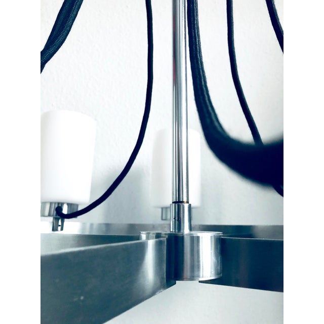 Vintage 8-Light Chandelier, 1970s For Sale - Image 9 of 16