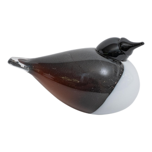 Oiva Toikka for Nuutajärvi Crow Mouth Blown Art Glass Bird – Finland