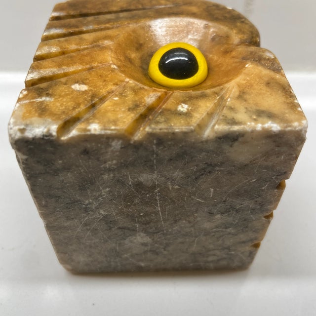 Mid Century Marble Owl For Sale - Image 9 of 11