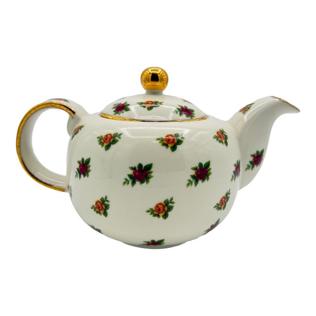 Royal Albert “Old Country Roses” Classic II Teapot, 1998 For Sale