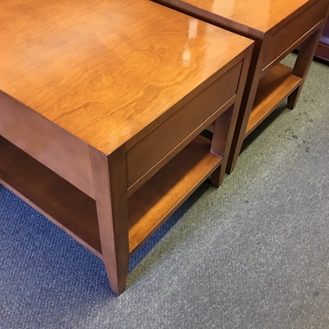 Jonathan Honey Nightstands A Pair Chairish