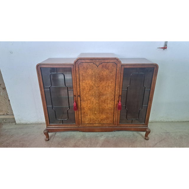 Art Deco Chippendale Display Bookcase, 1920s For Sale - Image 11 of 11