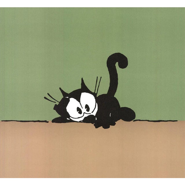 Artist: Don Oriolo Title: Tired Felix Year: Unknown Signed: No Medium: Offset Lithograph Paper Size: 28 x 22 inches (...