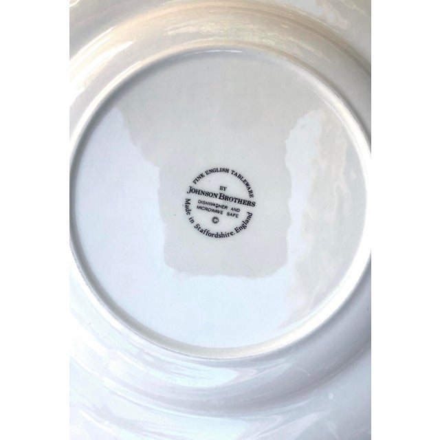 Ivory Mid 20th Century Johnson Brothers English Ironstone French Provincial Style Salad Plates Set/8 For Sale - Image 8 of 13