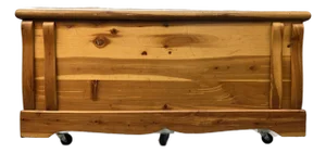Vintage Murphy Style Cedar Wooden Chest