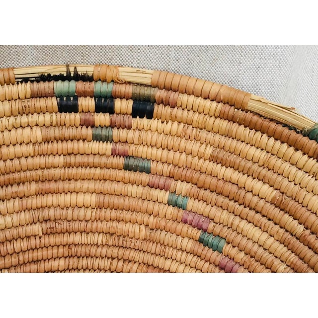 Sand Monumental Antique African Winnowing Basket - Circa 1900 For Sale - Image 8 of 11