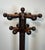 1950s Brutalist carved oak coat racks by Charles Dudouyt For Sale - Image 6 of 12
