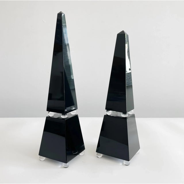 Glass 1980s Vintage Romano Dona Signed Murano Glass Obelisk For Sale - Image 7 of 8