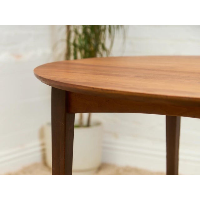 1960’s Vintage Solid Wood Dining Table For Sale In Los Angeles - Image 6 of 12