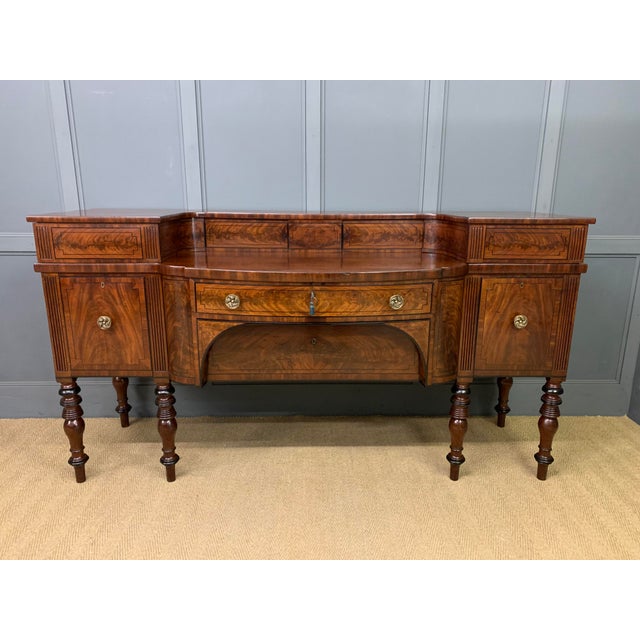 Large Regency Inlaid Flame Mahogany Sideboard, 1810 For Sale - Image 12 of 18