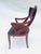 1990s Contemporary Hollywood Recency Style Lacquered Wood Italian Attributed to Pietro Costantini Arm Chair For Sale - Image 5 of 10