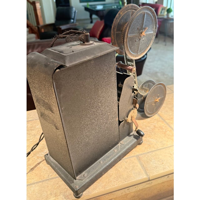 1930s Rare 1930s Vintage Sears, Roebuck & Co. “The Movie King” 16mm Silent Film Projector For Sale - Image 5 of 6