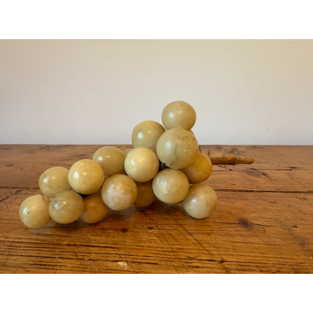 Mid-Century Modern Vintage Alabaster Grape Cluster For Sale - Image 3 of 9