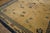 Chinese 1900s Beige Open Field & Blue Border Foliate Pattern Antique Chinese Peking Rug For Sale - Image 3 of 11