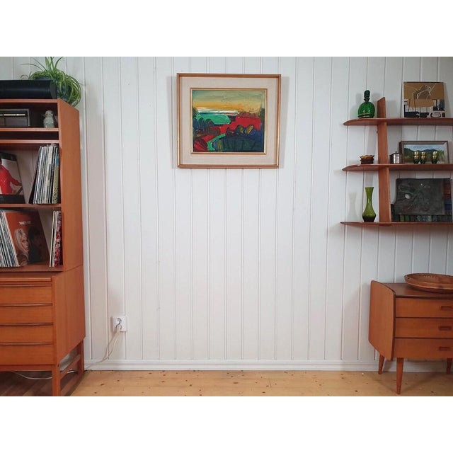 Jonne Bergström, Landscape by the Atelier, 1960s, Oil on Canvas For Sale - Image 4 of 18