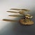 Mid-Century Modern Vintage Mixed Lot Stainless Gold Tone Serving Utensils S/4 For Sale - Image 3 of 5