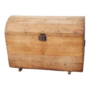 Rustic Wooden Moroccan Chest