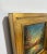 1900 - 1909 Sunset Over the Reflecting Pond — Impressionist Oil on Canvas, 1901 For Sale - Image 5 of 6