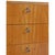 1970s John Stuart 1970s 3 Drawer Hickory Bachelor's Chest With Chrome Pulls For Sale - Image 5 of 14