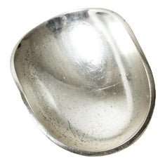 Silver Bowl Brooch from Sigurd Persson, 1956 For Sale
