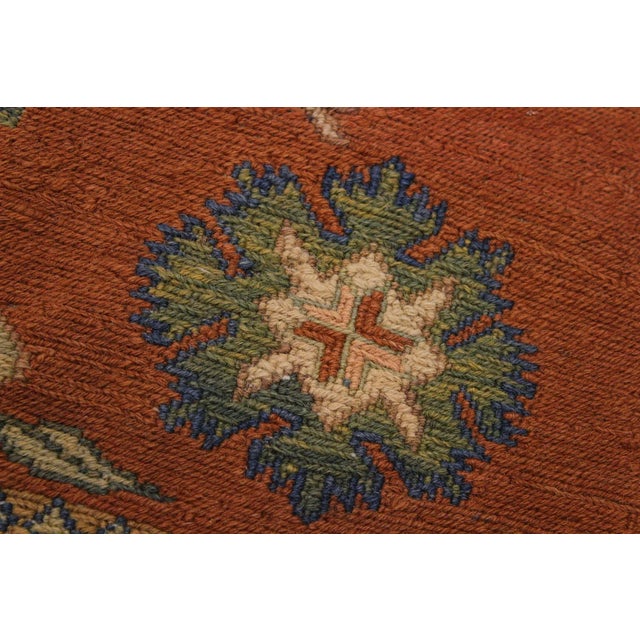 1960s 1960s Tribal Soumakh Wool Rug - 6'7" X 9'2" For Sale - Image 5 of 9