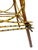 Early 20th Century Rustic Adirondack Twig Side Table With Hand-Painted Green Accents – Folk Art Cabin Style For Sale - Image 5 of 17