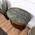Mid-Century Modern Italian Brass Serving Bar Cart with Green Marble Top, 1950s For Sale - Image 6 of 10
