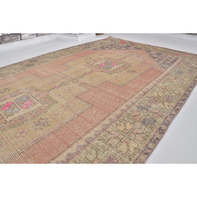 Vintage Handknotted Area Carpet For Sale - Image 10 of 10