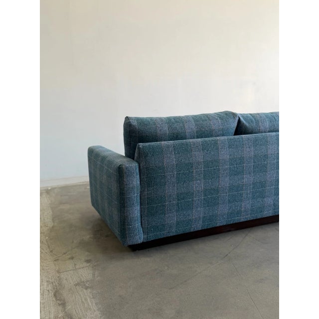 Milo Baughman Tuxedo Style Sofa For Sale - Image 10 of 13