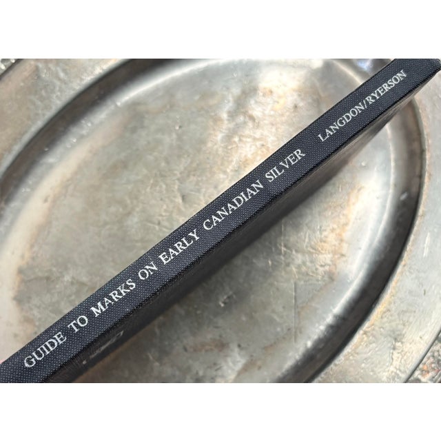 Charcoal Vintage 1968 "Guide to Marks on Early Canadian Silver" Book For Sale - Image 8 of 10