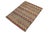 Shabby Chic Shabby Chic Balochi Blue/Red Wool Rug - 3'4''x5'1'' For Sale - Image 3 of 11